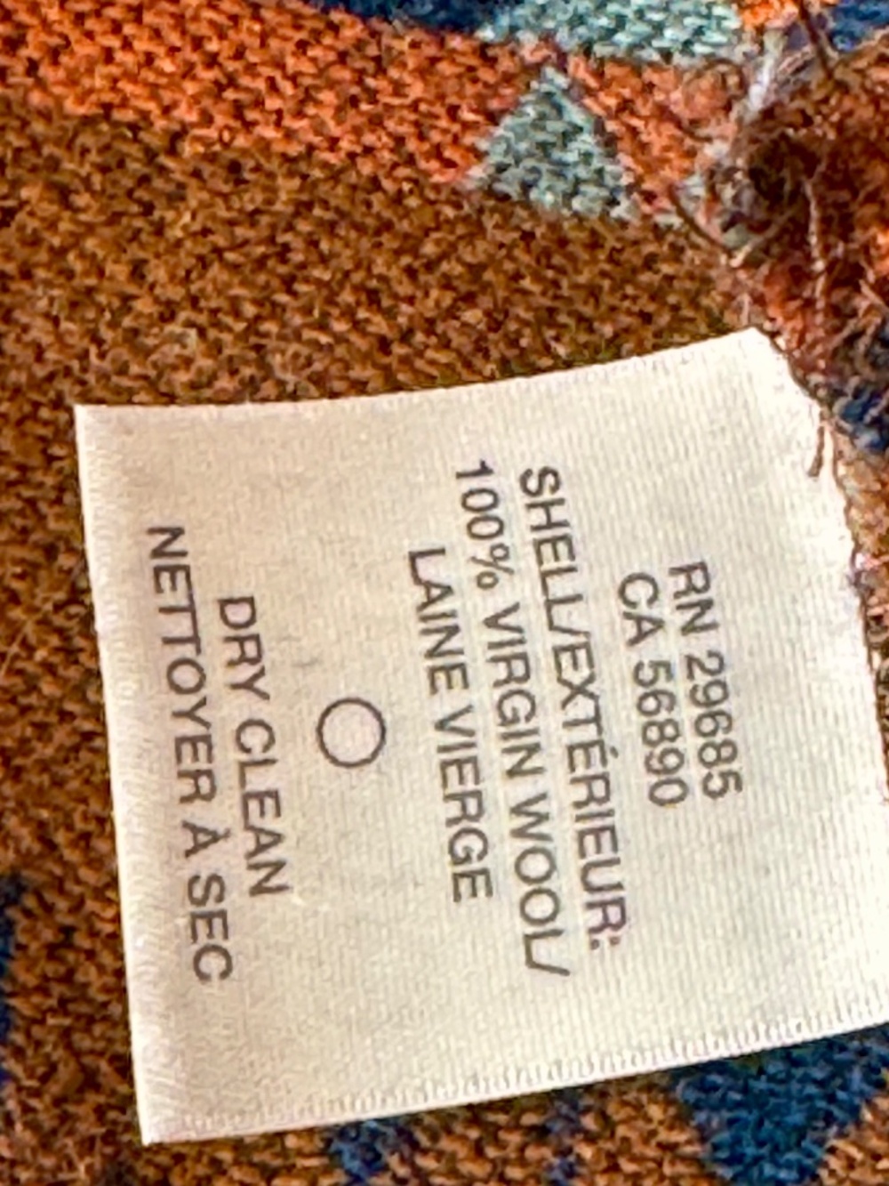 Pendleton Women’s Lowell Wool Southwestern Inspired Turquoise Jacket Sz Small - Picture 10 of 10